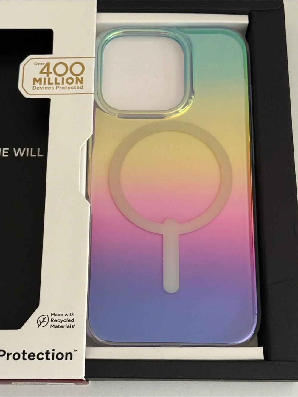 ZAGG Milano Snap MagSafe Case for iPhone 16 Pro - Gradient Yellow/Pink/Blue